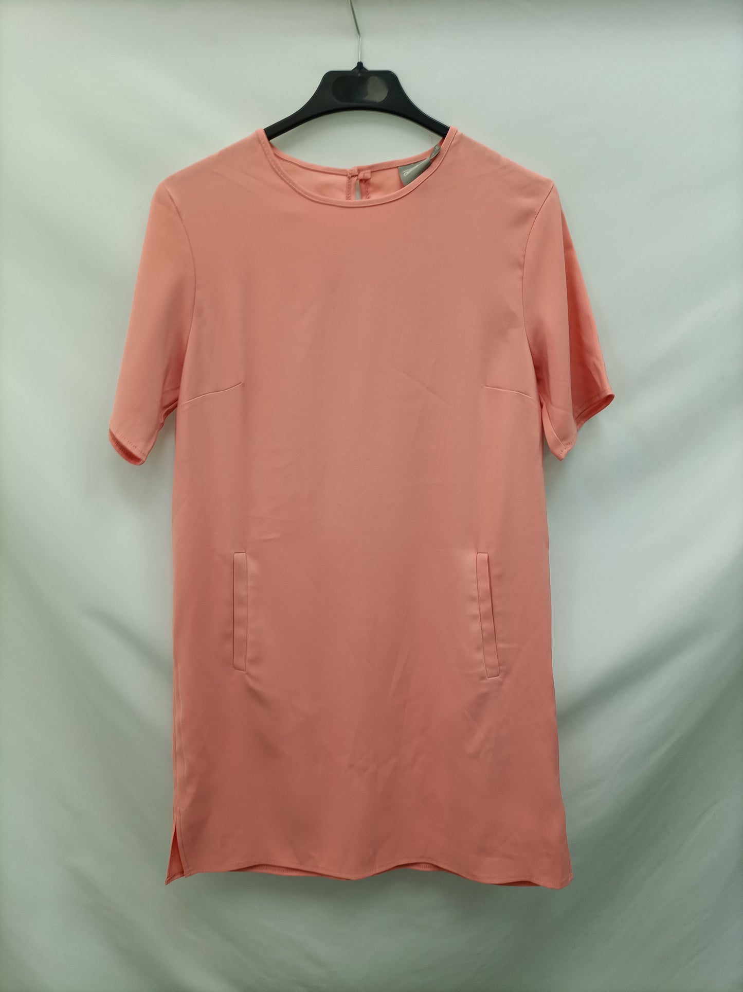 ASOS. Vestido corto rosa salmón T.34