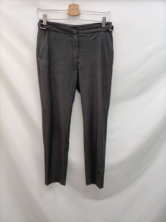 MANGO. Pantalón gris de vestir T.34