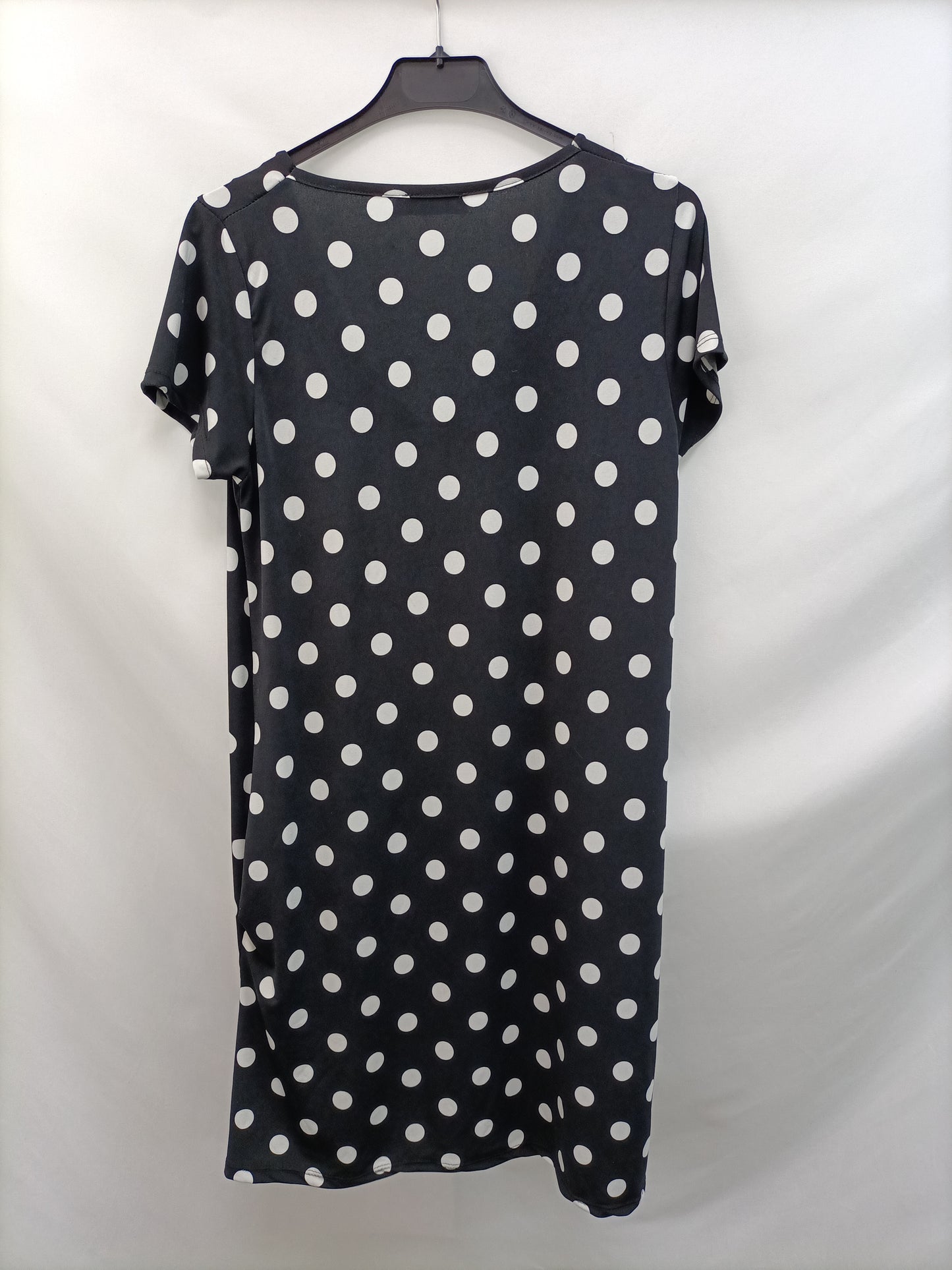 VALENTINA. Vestido negro lunares T.u(m)