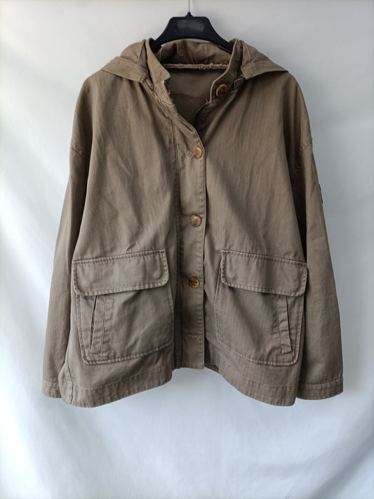 BROWNIE. Parka beige Jaspeada T.s/m