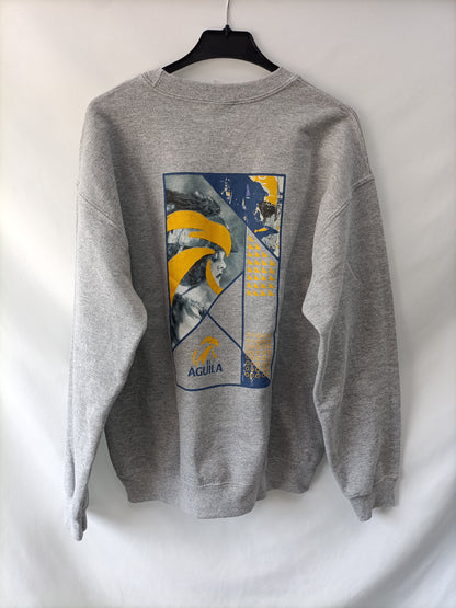 OTRAS. Sudadera gris "el Águila" T.m