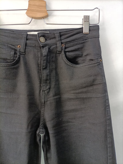 MIINTODAY. Pantalón ancho negro T.u(34)