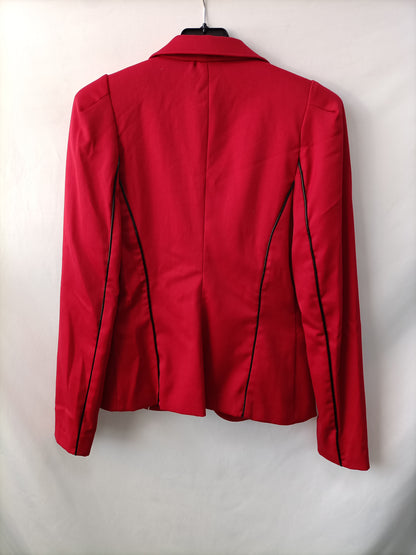 SAHOCO.Blazer roja y negra T.m