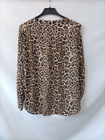 ZARA. Blusa animal print T.s