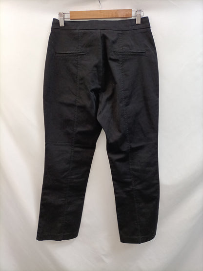 PEPE JEANS. Pantalón negro aperturas T.m