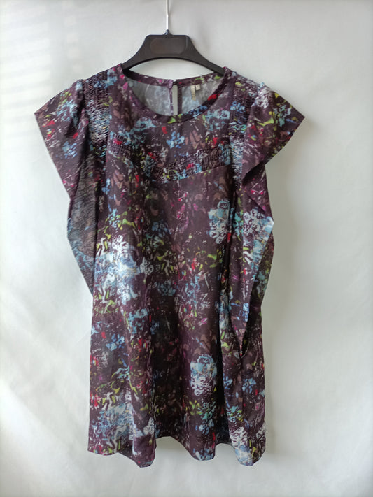 IRO. Blusa estampada T.32