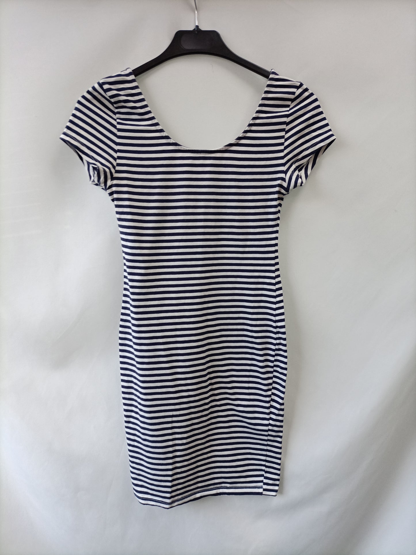 PULL&BEAR. Vestido marinero corto T.s