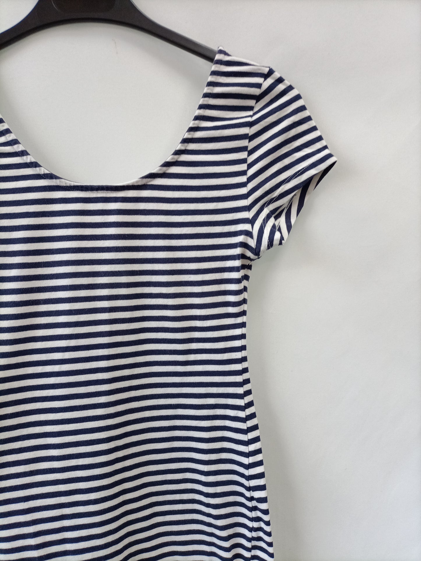 PULL&BEAR. Vestido marinero corto T.s