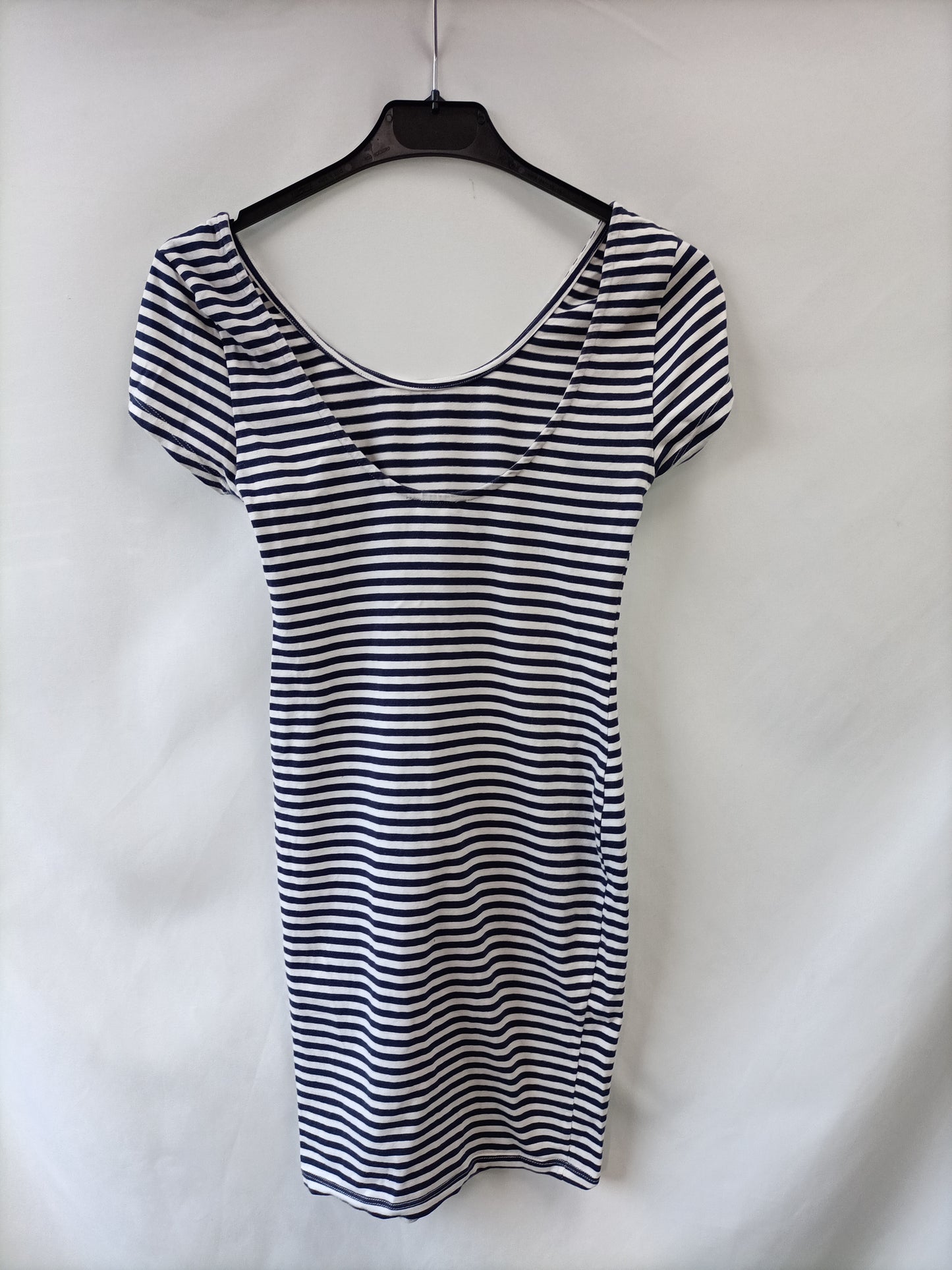 PULL&BEAR. Vestido marinero corto T.s