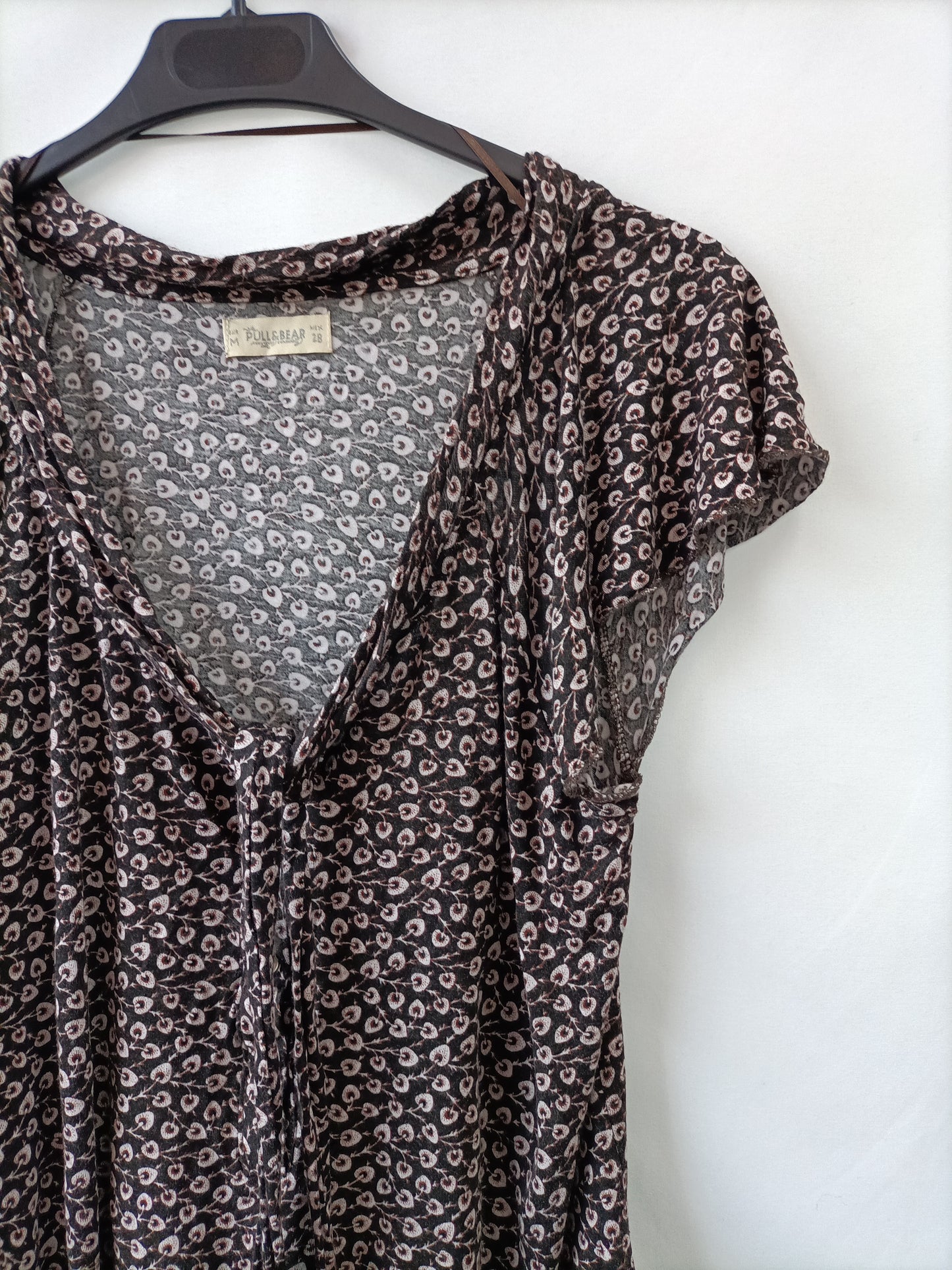 PULL AND BEAR.Camiseta estampada T.M