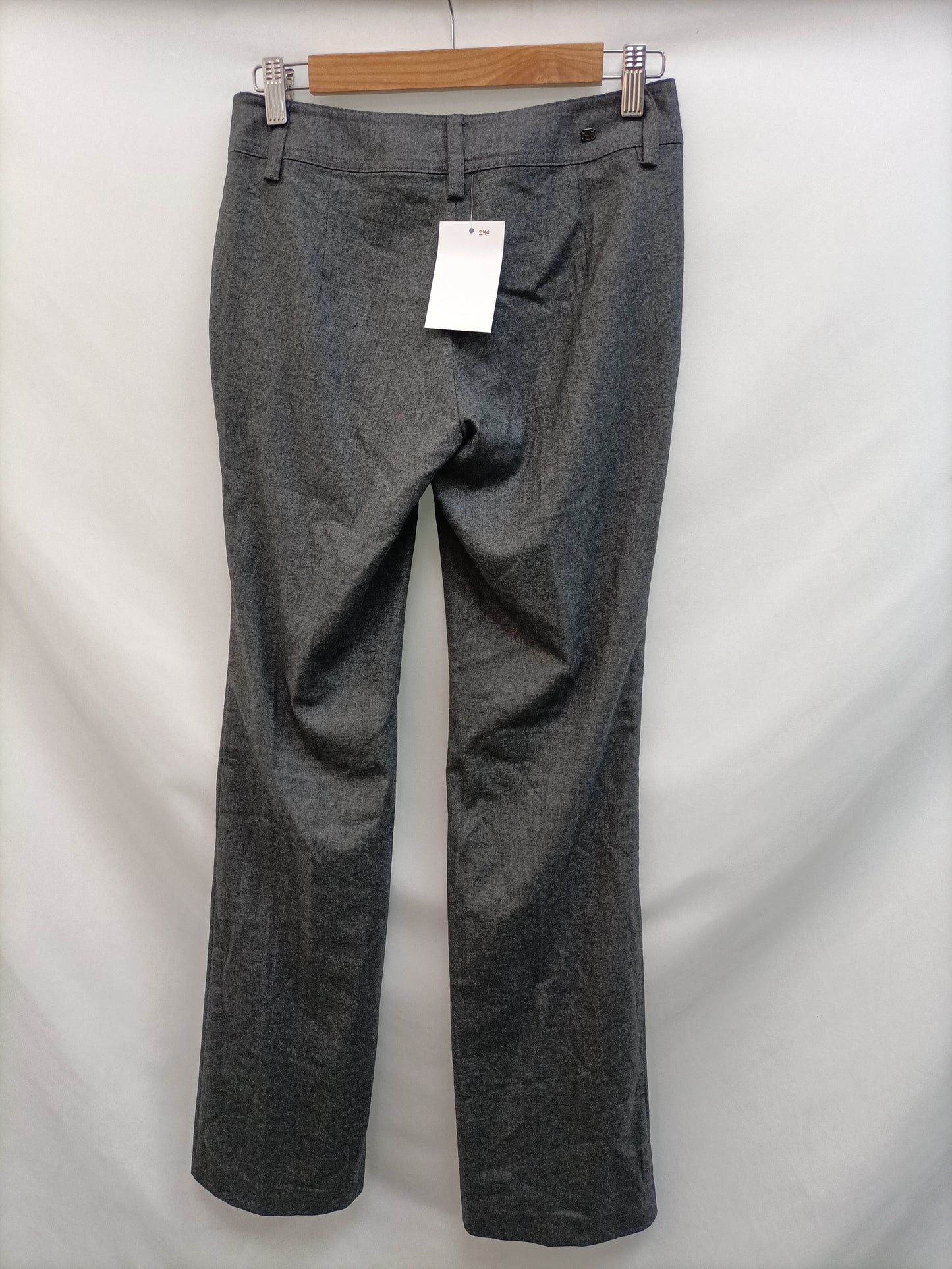 CARACTERE. Pantalón ancho gris T.38