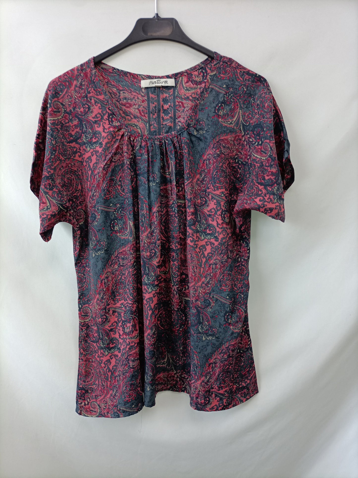 NATURA.Blusa estampada amebas T.l