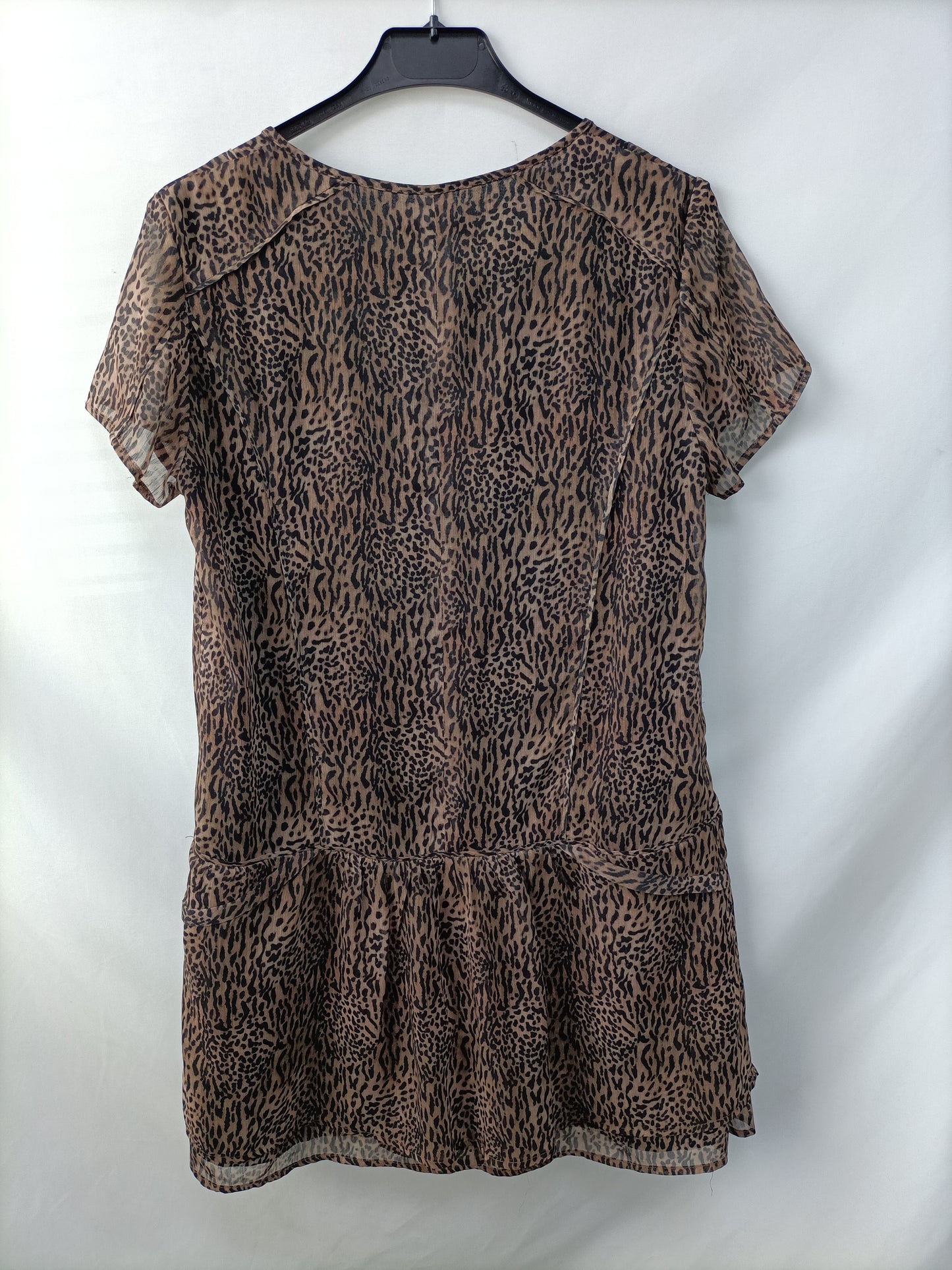 MANGO. Vestido animal print T.s