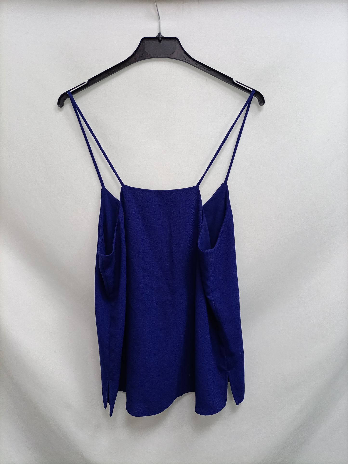 ZARA. Top tirantes azul T.s