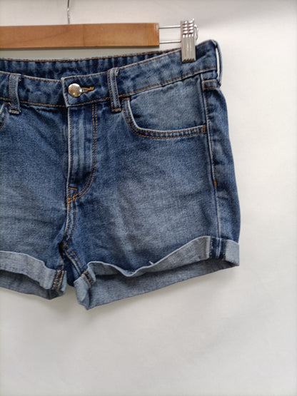 H&M. Short denim dobladillo T.36