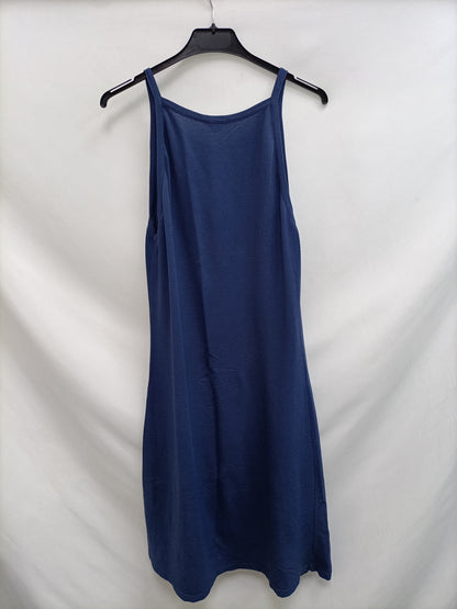 GUESS. Vestido midi azul T.u(m)