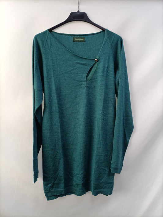 ZADIG&VOLTAIRE. Jersey largo verde agua T.s