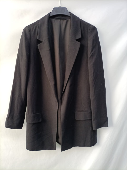 ALLSAINTS. Blazer negra básica T.34