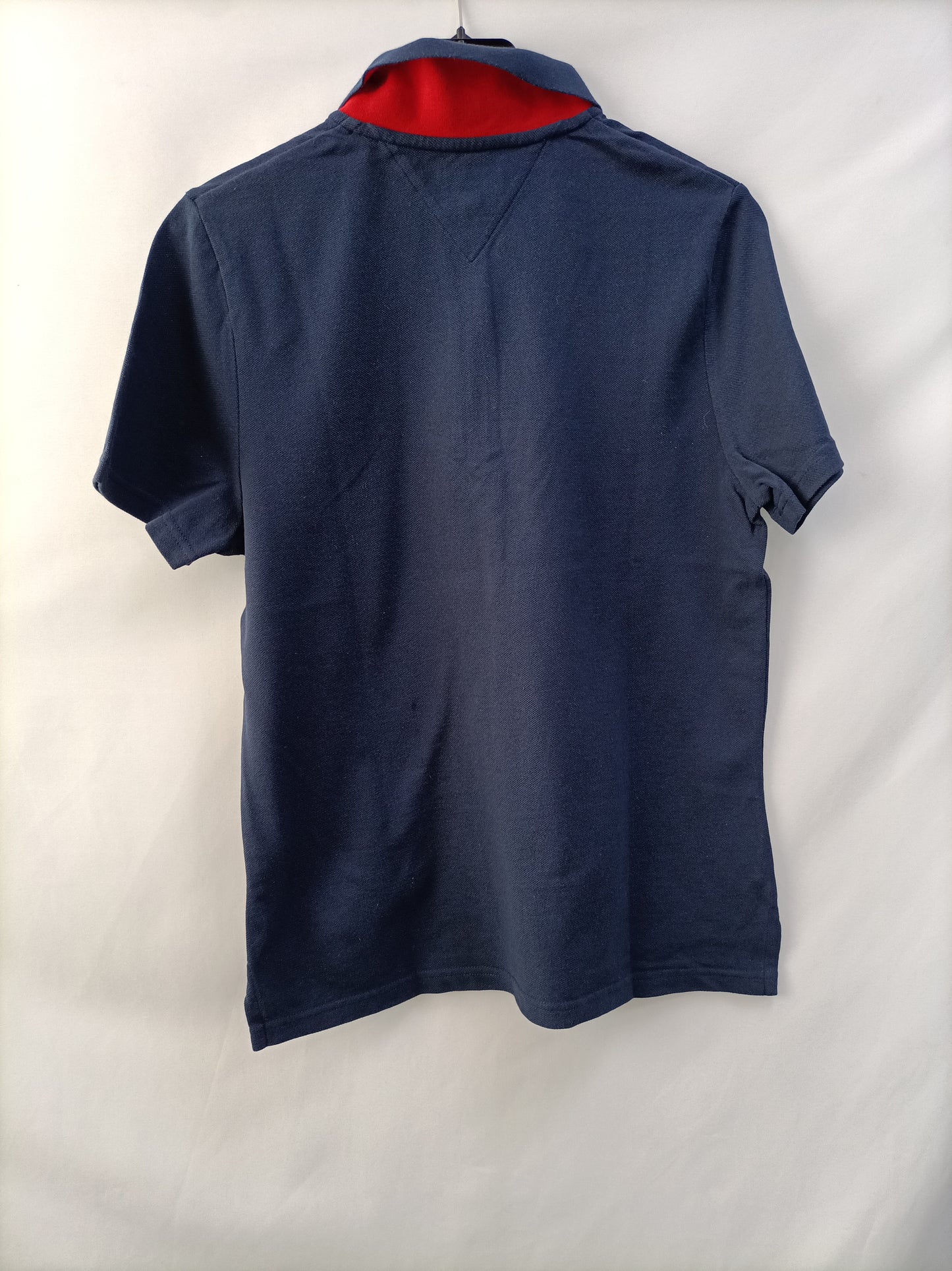 TOMMY HILFIGER. Polo azul cremallera T.s