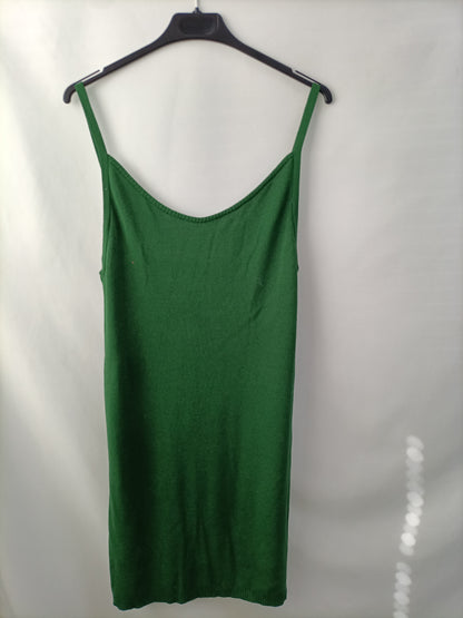 MARIE. Vestido/ top verde punto T.s