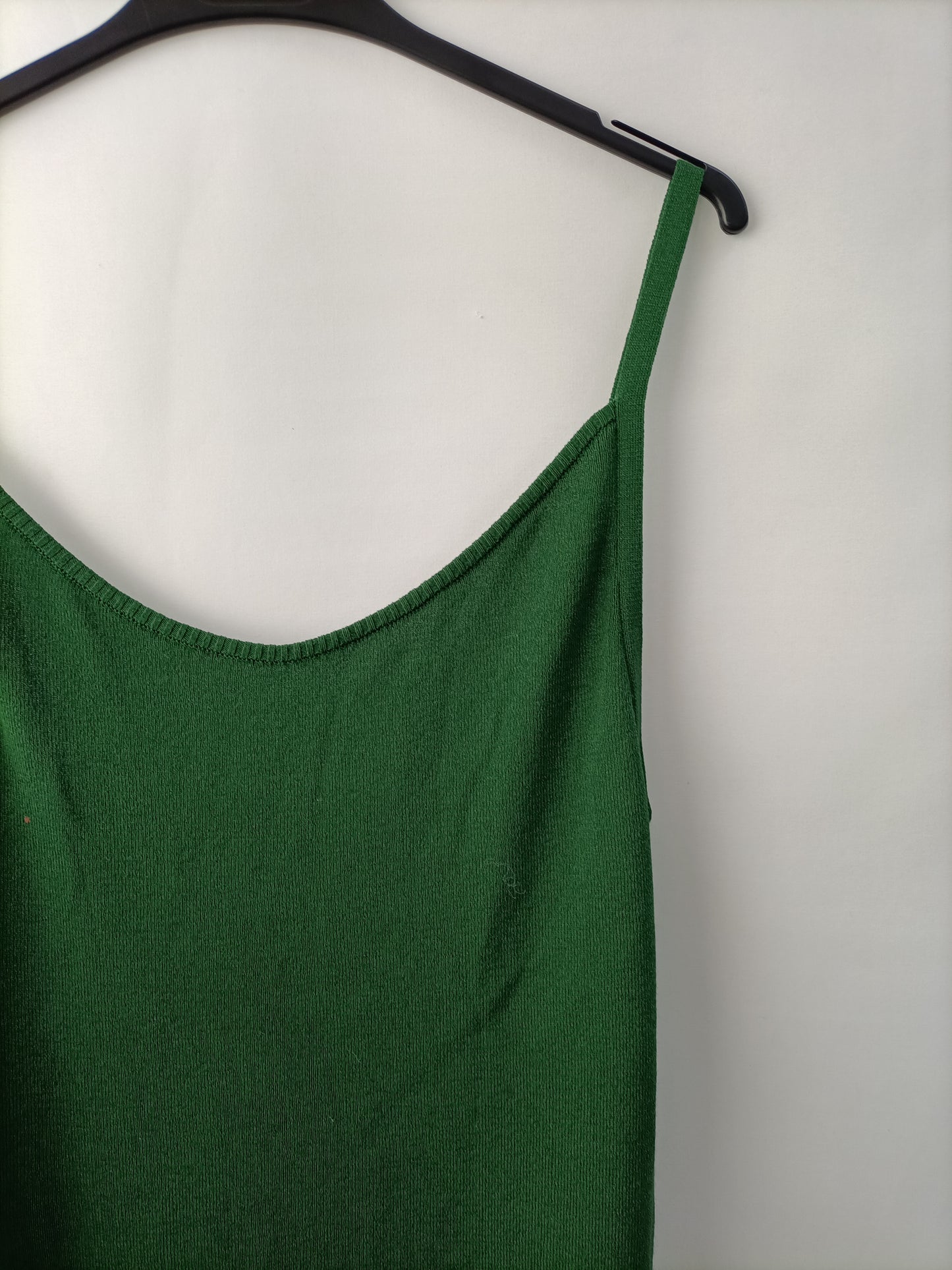 MARIE. Vestido/ top verde punto T.s