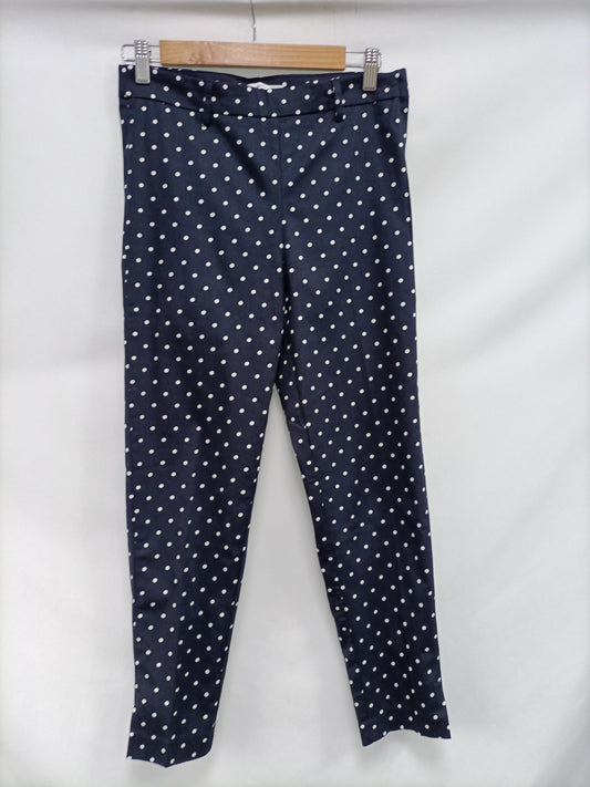 EASY WEAR. Pantalón azul Lunares T.36