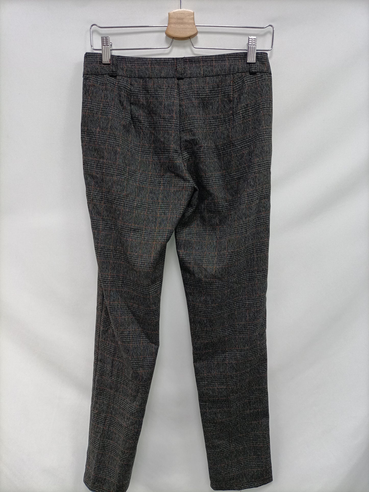 OTRAS. Pantalón gris cuadros T.m