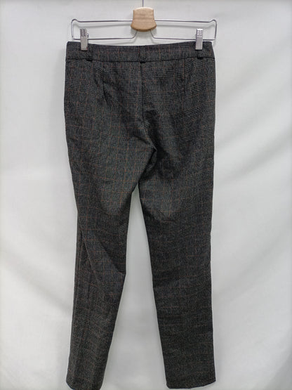 OTRAS. Pantalón gris cuadros T.m