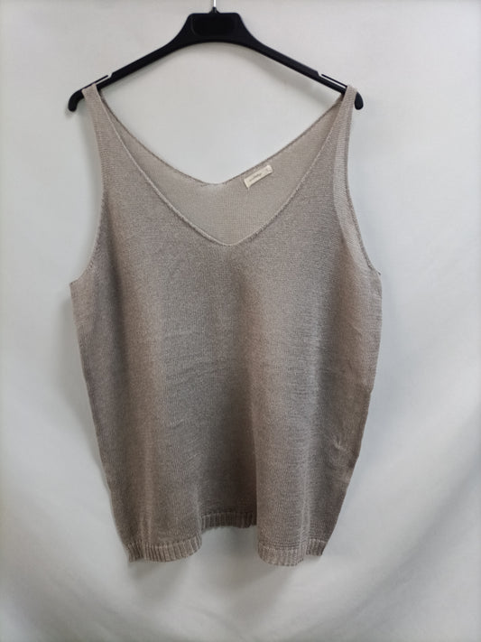 RENATTA&GO. Top beige punto Tu(m/l)