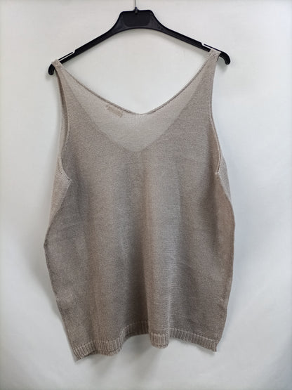 RENATTA&GO. Top beige punto Tu(m/l)