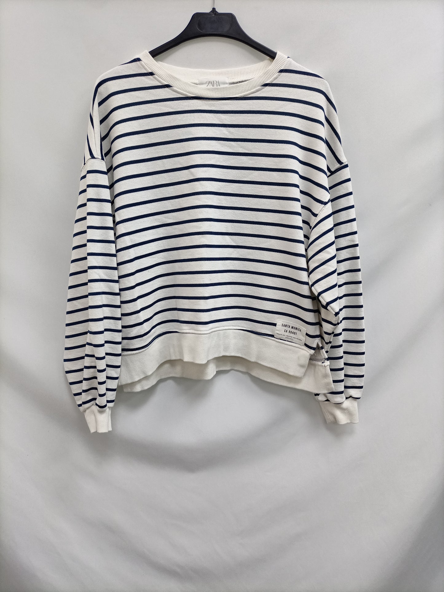 ZARA. Sudadera rayas marineras T.13/14