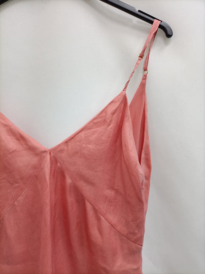 ZARA. Vestido corto rosa T.s