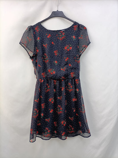 PIMKIE.Vestido corto azul T.XS