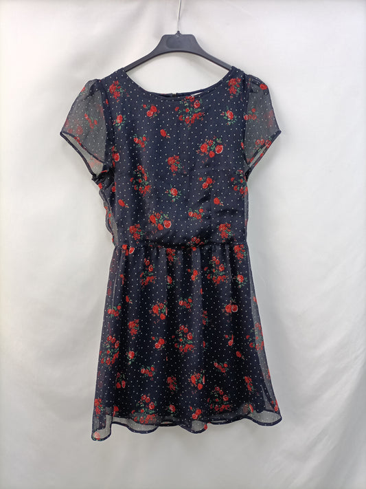 PIMKIE.Vestido corto azul T.XS