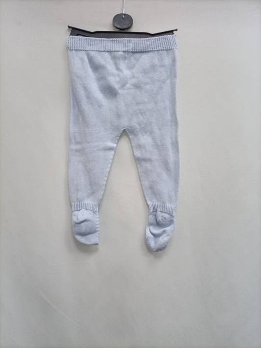 DULCES.Pantalones de punto con pie cerrado 3-6 meses