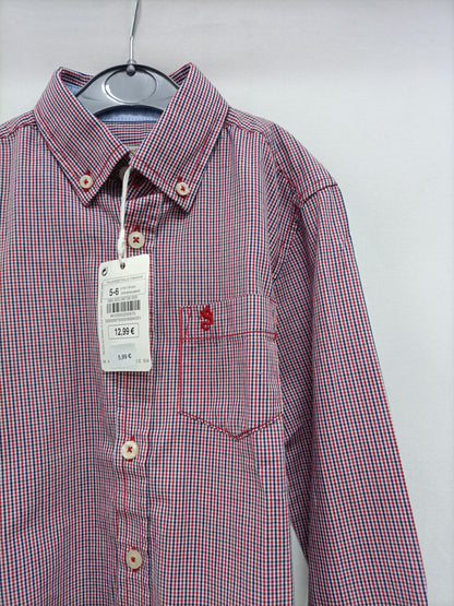 SFERA. Camisa de cuadros T.5/6