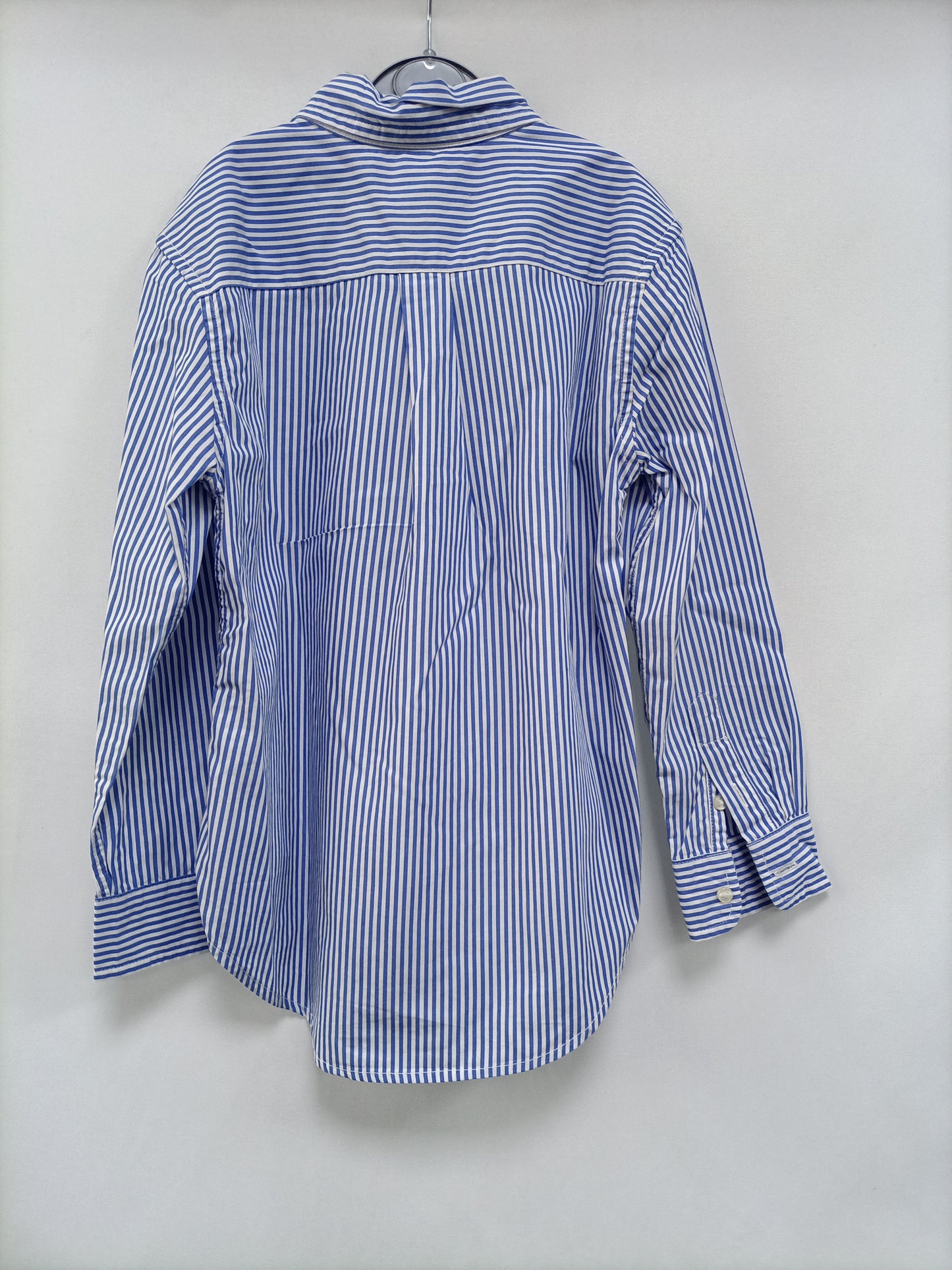 RALPH LAUREN. Camisa rayas azul T.5 años