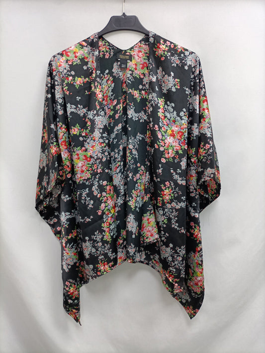 SFERA. Kimono Negro flores T.u(s/m)