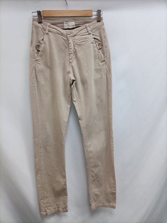 CÓDIGO BÁSICO. Pantalón chino beige T.36