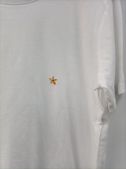 ZARA. Camiseta básica blanca T.m