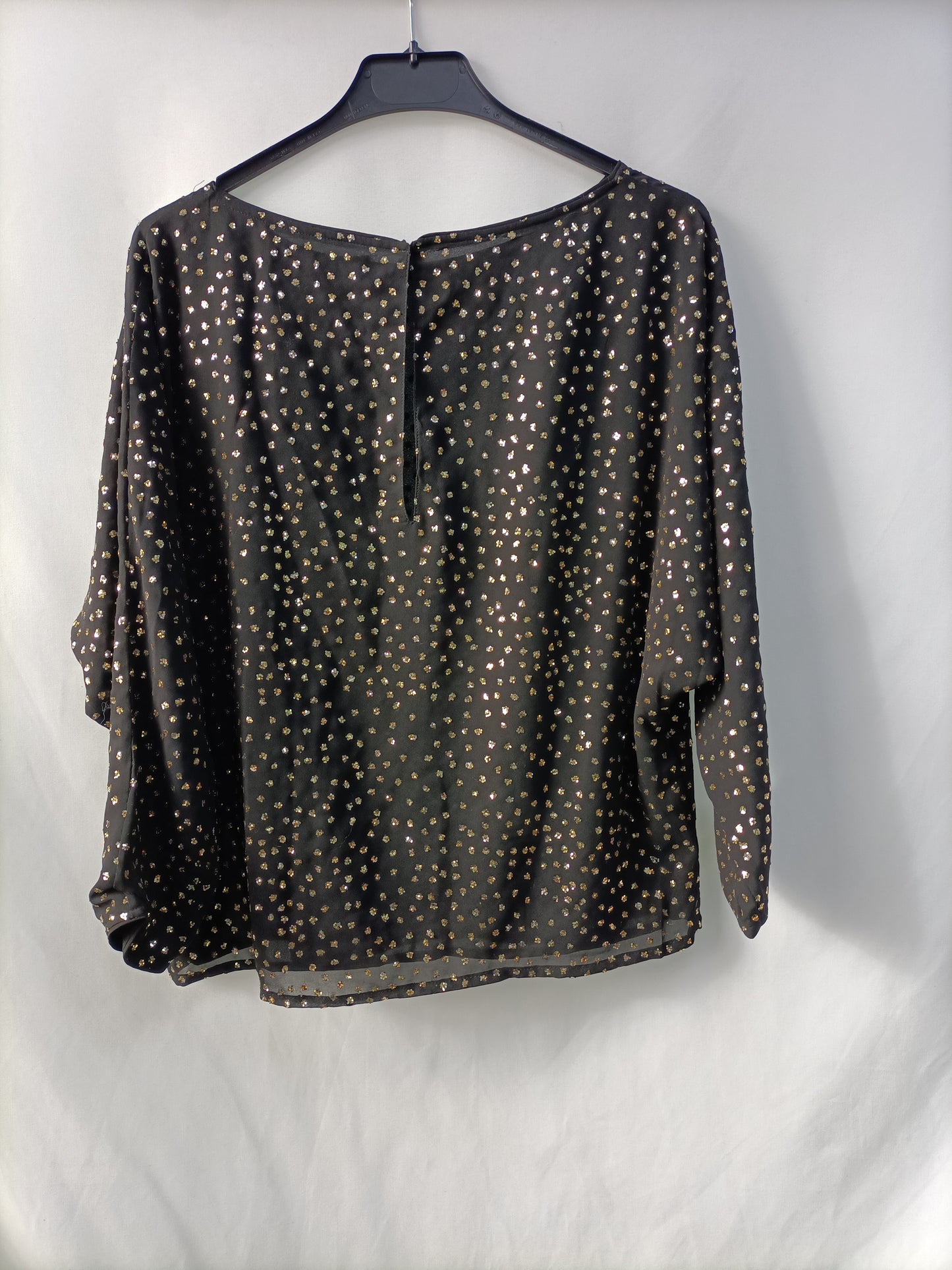 &OTHER STORIES. Blusa negra detalles T.36