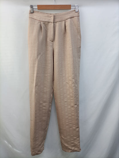 CHIRIBITA. Pantalón beige rayas T.34