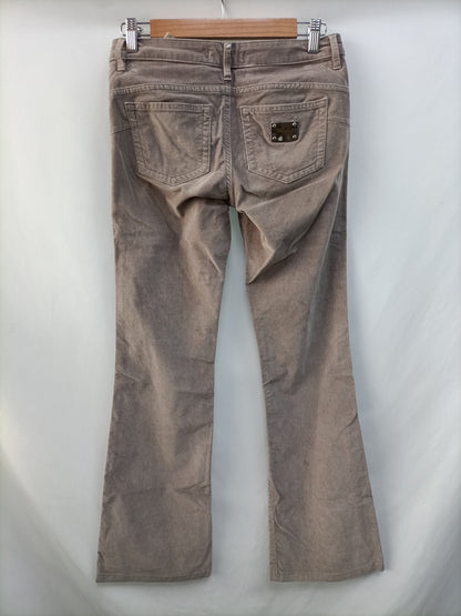 LIU.JO. Pantalón pana beige T.26(38)