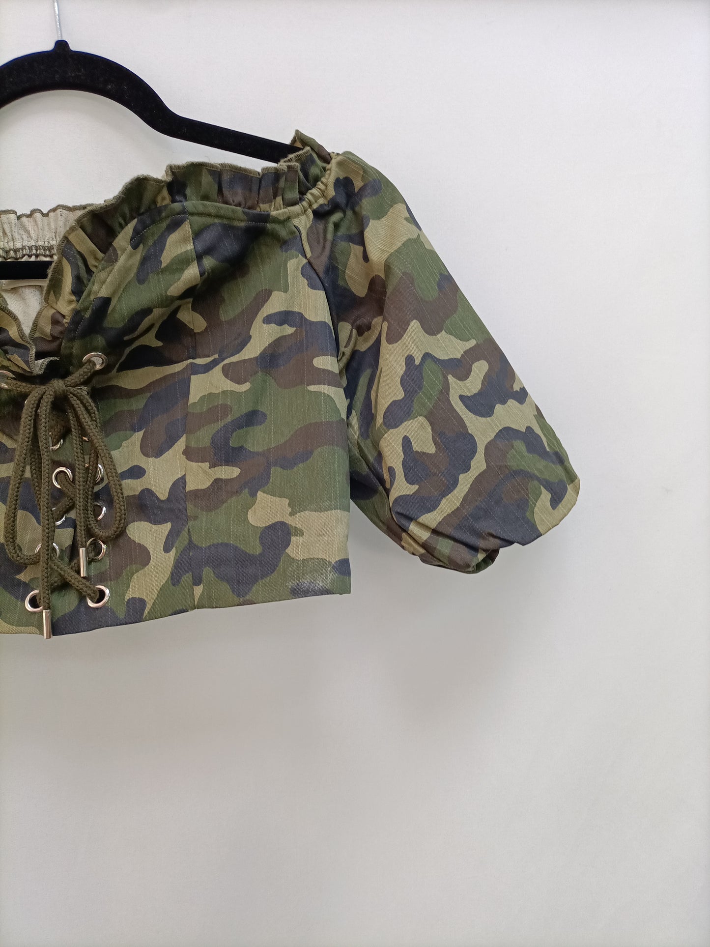 POINT. Croptop camuflaje T.m