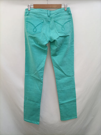 OTRAS. Pantalón denim verde T.38