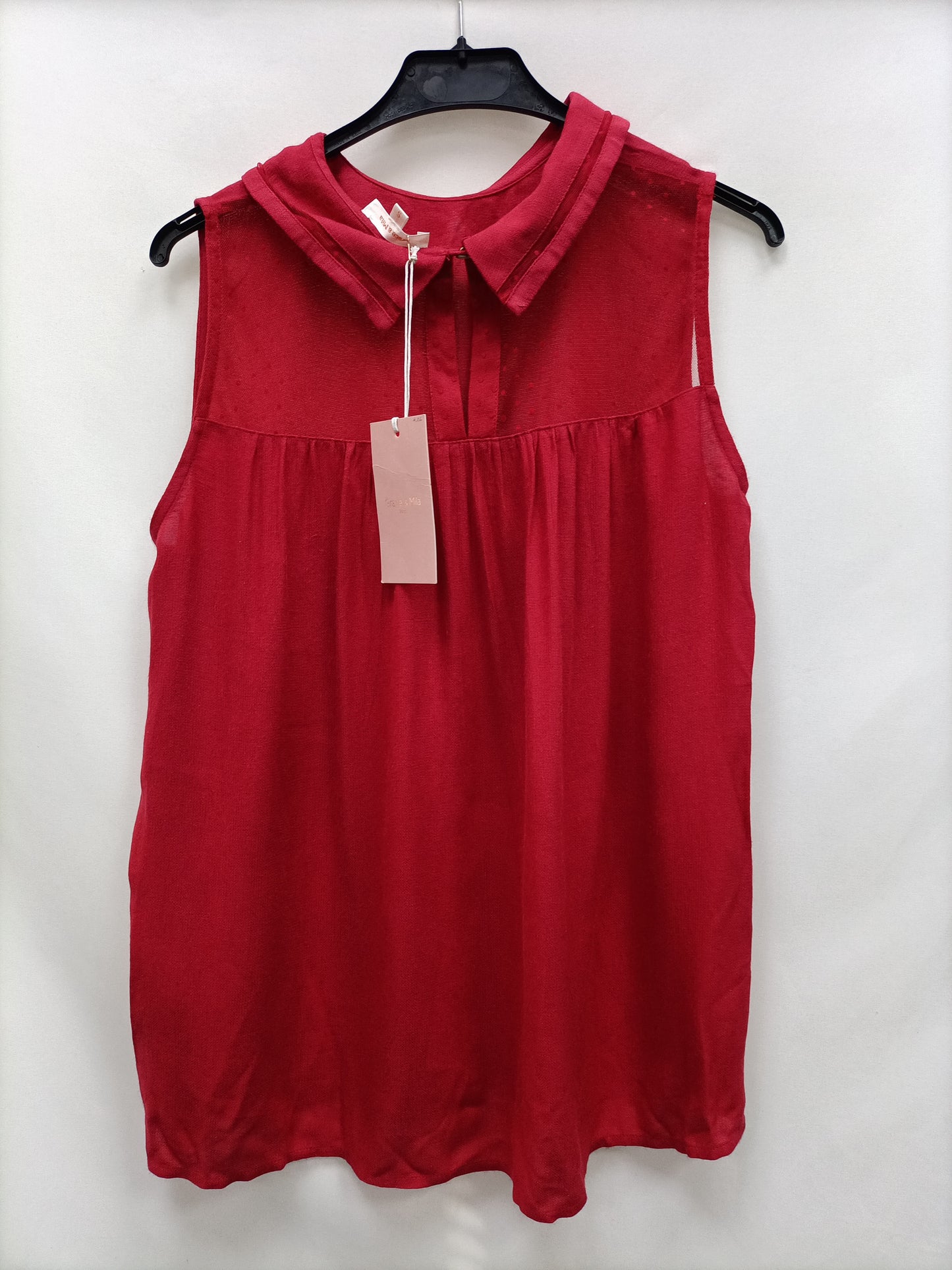 GRACE&MILA. Blusa roja plumeti T.s