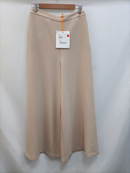 LA FEÉ MARABOUTÉE. Pantalón palazzo beige T.36