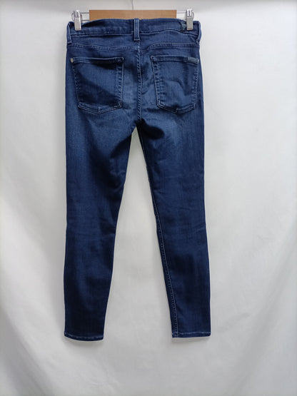 7 FOR ALL MAKIND. Pantalón denim oscuro T.34