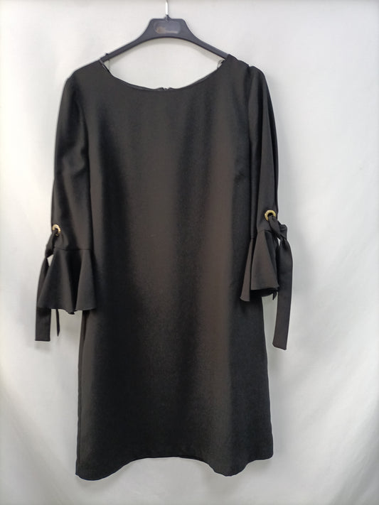 TRUCCO. Vestido  negro volante T.m