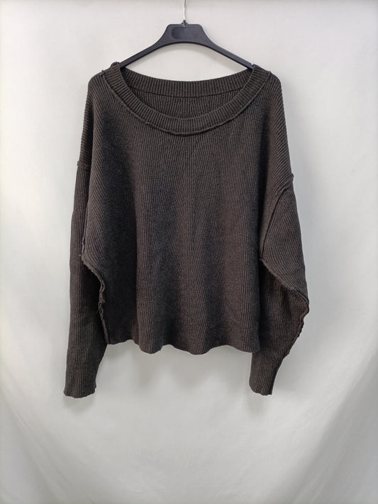 OTRAS. Jersey gris canalé T.u(s/m)